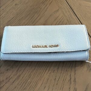 Michael Kors Off white Leather Wallet